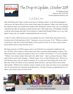 The Drop-In Update, October 2013