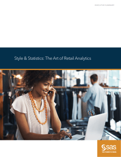 Learn about five hot trends in retail analytics. Read article
