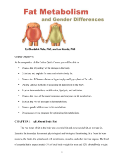 CHAPTER 1: All About Body Fat