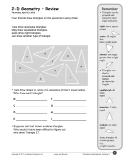 2-D Geometry &ndash; Review