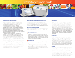 Density Meter Buyer`s Guide
