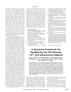 A Structural Framework for Deciphering the Link Between I