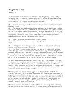 Negative Mass - theamendment.net