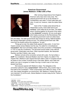 American Government James Madison