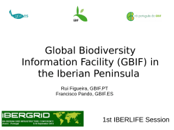 Global Biodiversity Information Facility (GBIF) in the Iberian Peninsula