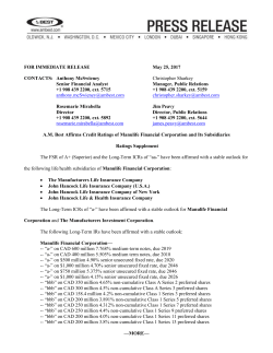 Manulife Financial Corporation