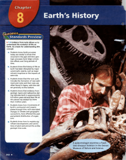 S 1.4 Evidence from rocks allows us to understand the evolution of