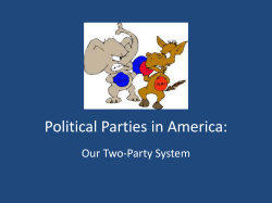 Political Parties in America: