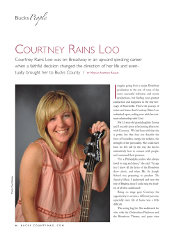 Bucks County Magazine Interview