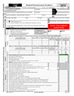 Arizona Form 140