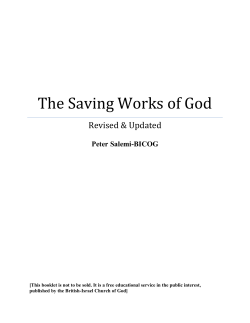 The Saving Works of God - The British