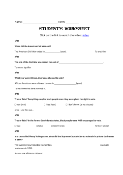 Student`s worksheet Click on the link to watch the video: video