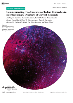 Commemorating Two Centuries of Iodine Research