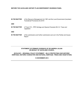 Andrea Julian - aupihp - Auckland Unitary Plan Independent