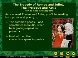 Romeo and Juliet