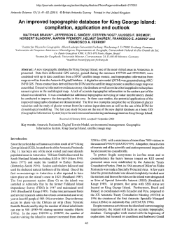 An improved topographic database for King George Island