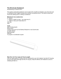 The 60-minute Sawbench