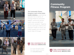 Community Fitness Program - The University of Chicago Medicine