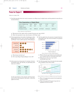 Pretest for Chapter 6