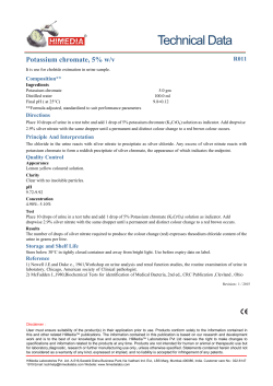 Potassium chromate, 5% w/v