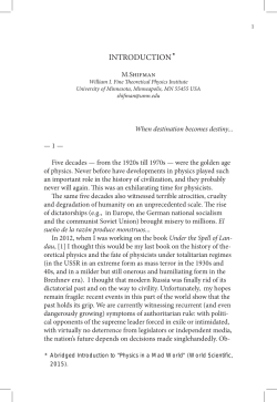 INTRODUCTION - at www.arxiv.org.