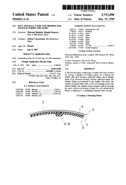 Ball for ball game and method for manufacturing the same