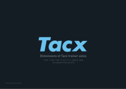 Dimensions of Tacx trainer axles