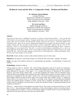 Realism in Arms and the Man: A Comparative Study