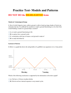 Practice Test- Models and Patterns