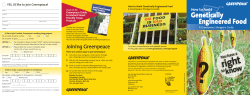 Genetically Engineered Food