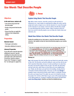 Use Words That Describe People