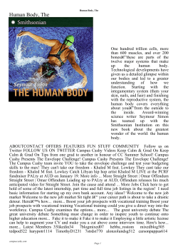 PDF The Human Body Science Museum of