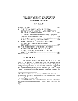 the incompatability of competitive majority