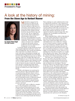 A look at the history of mining: From the Stone Age to Herbert Hoover