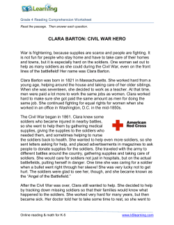 Clara Barton - K5 Learning