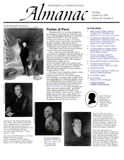 No. 8, October 15, 1996 - University of Pennsylvania