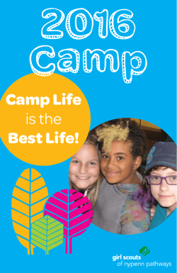 Camp Life - Girl Scouts of NYPENN Pathways