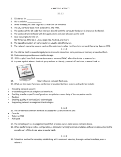 CHAPTER 2 ACTIVITY 2.1.1.1 1. CLI stands for 2. GUI