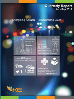 Quarterly Report - Jul-Sept 2015 - K