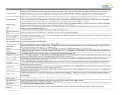Glossary of Terms - Universal Service Administrative Company