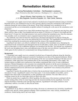 Remediation Abstract