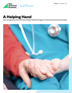 A Helping Hand - New American Economy