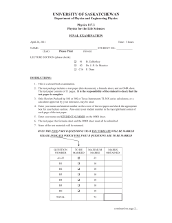 Questions - Physics and Engineering Physics