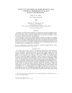 EFFECT OF STEAMING ON SOME PHYSICAL AND CHEMICAL