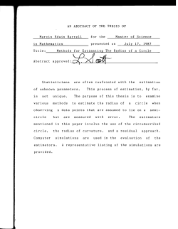 July 17, 1987 Abstract approved: ~xfwtt=--