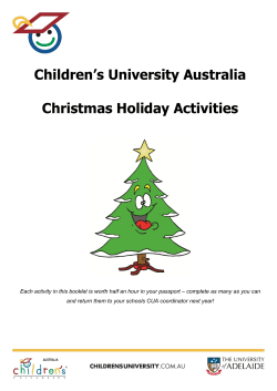 Christmas Holiday Challenge