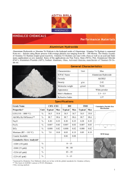 Product Specifications