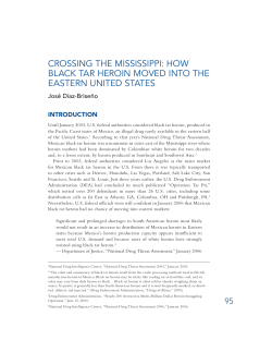 crossing the mississippi: how black tar heroin moved