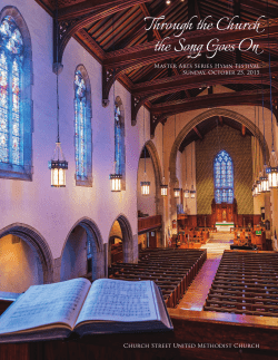 rough the Churc   the Song Goes O - Church Street United Methodist