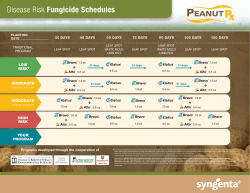 Disease Risk Fungicide Schedules